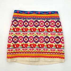 Harper skirt Small Embroidered Floral Mini skirt